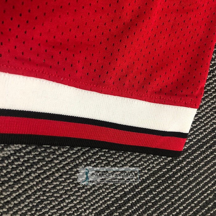 Camiseta Manga Corta Chicago Bulls Michael Jordan NO 23 Rojo2